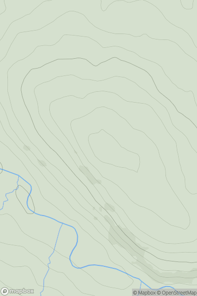 Thumbnail image for Banks [Lake District N] showing contour plot for surrounding peak